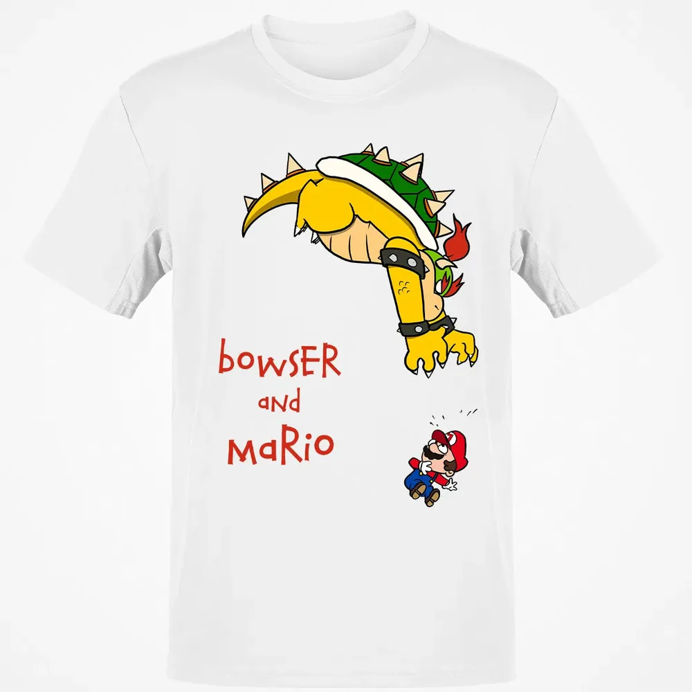 Bowser And Mario Classic Unisex T-Shirt - 13