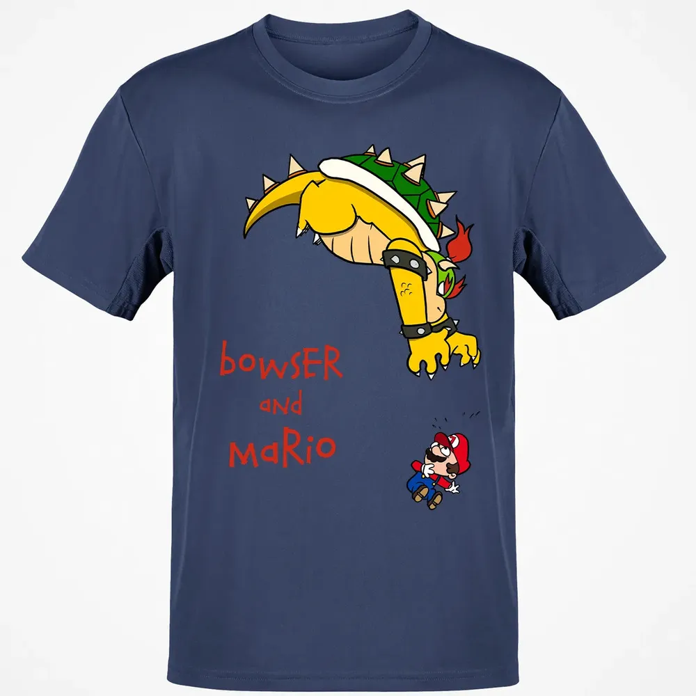 Bowser And Mario Classic Unisex T-Shirt - 8