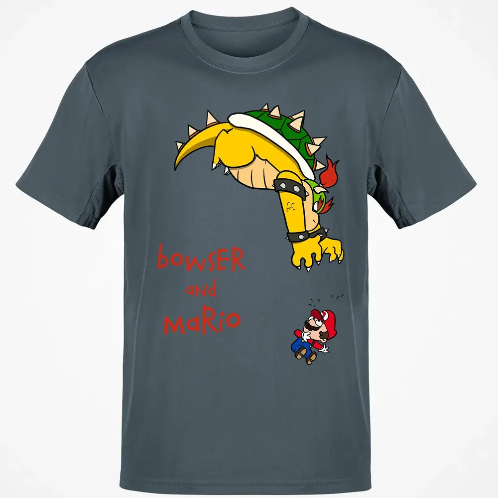 Bowser And Mario Classic Unisex T-Shirt - 4