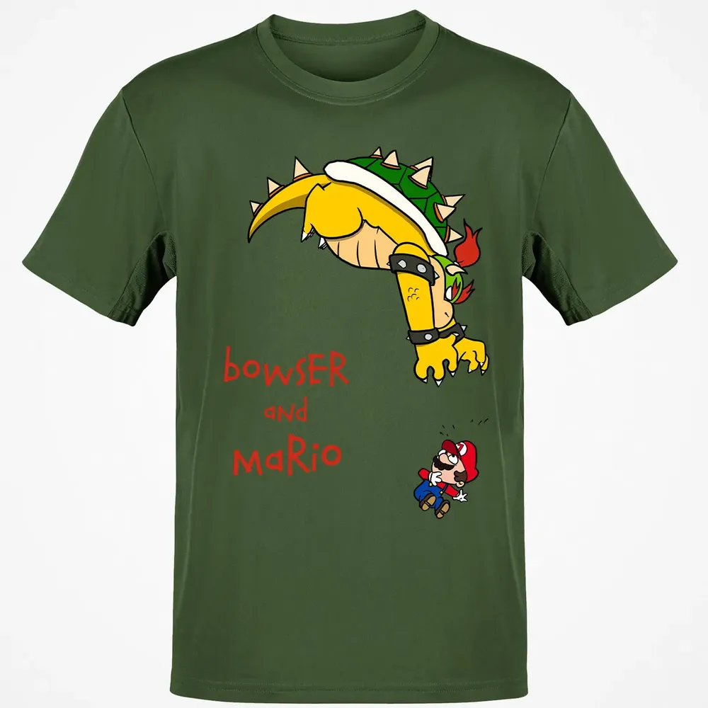 Bowser And Mario Classic Unisex T-Shirt - 7