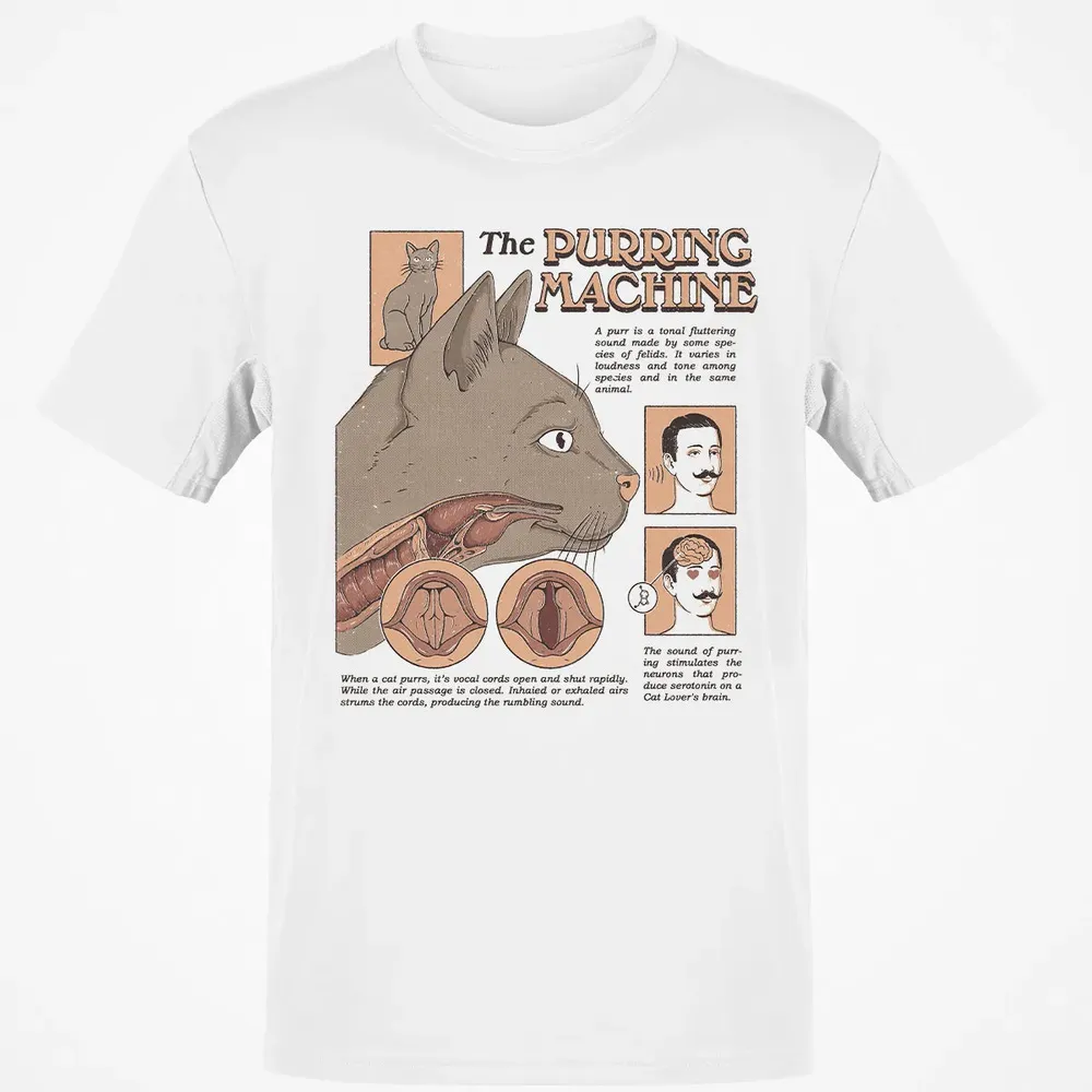 The Purring Machine Classic Unisex T-Shirt - 13