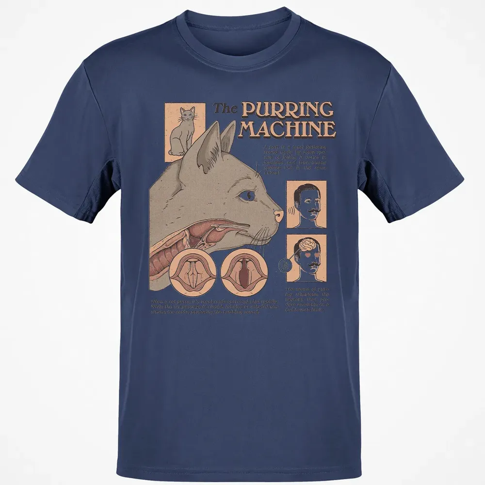 The Purring Machine Classic Unisex T-Shirt - 8