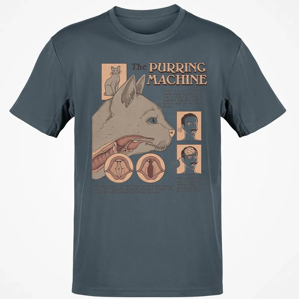 The Purring Machine Classic Unisex T-Shirt - 4