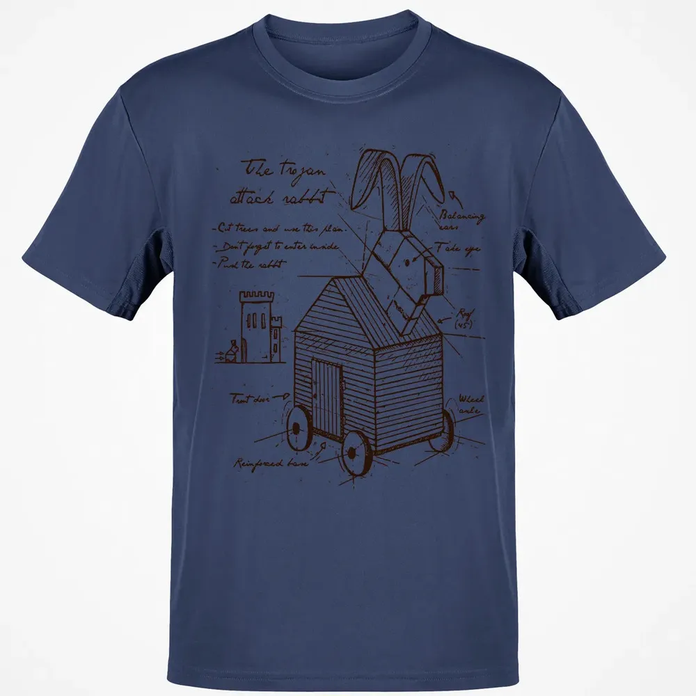 Trojan Rabbit Classic Unisex T-Shirt - 8