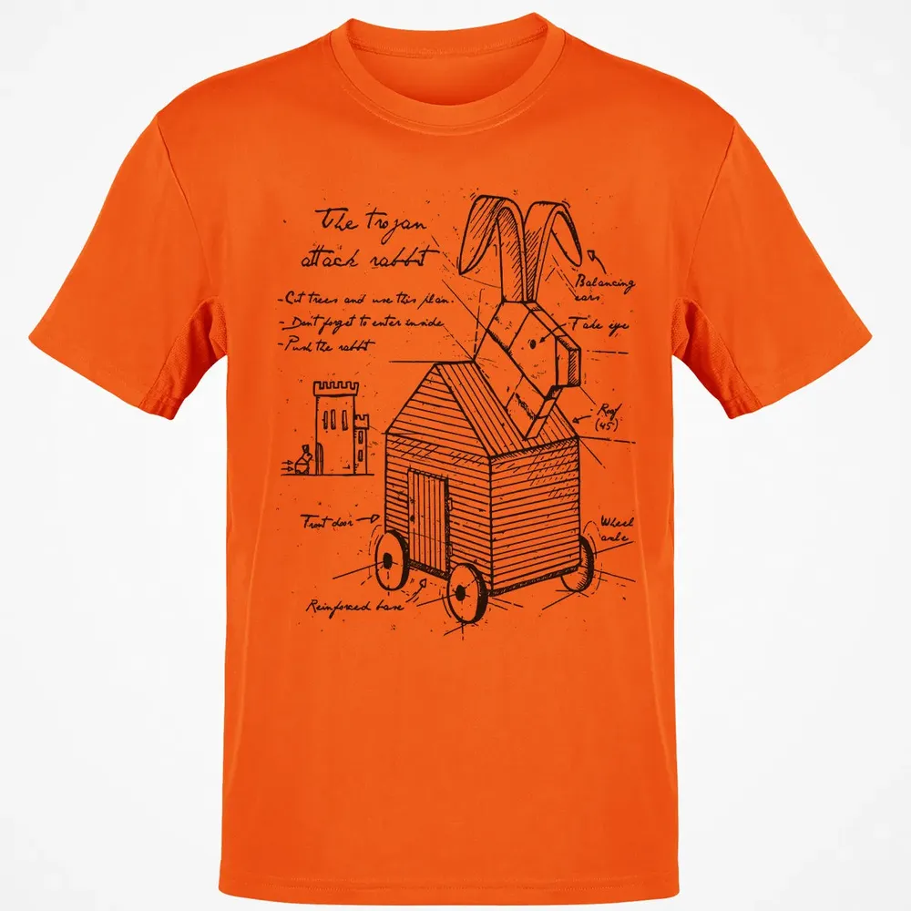 Trojan Rabbit Classic Unisex T-Shirt - 9