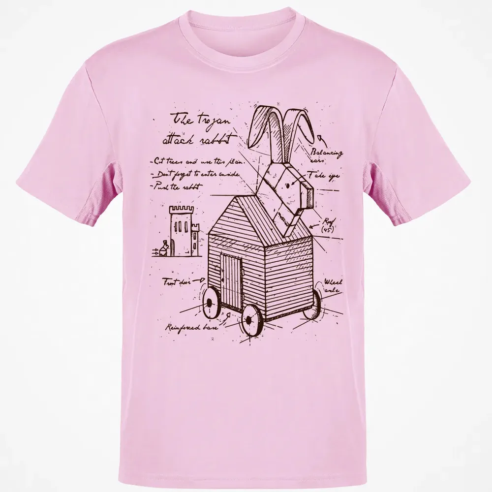 Trojan Rabbit Classic Unisex T-Shirt - 6