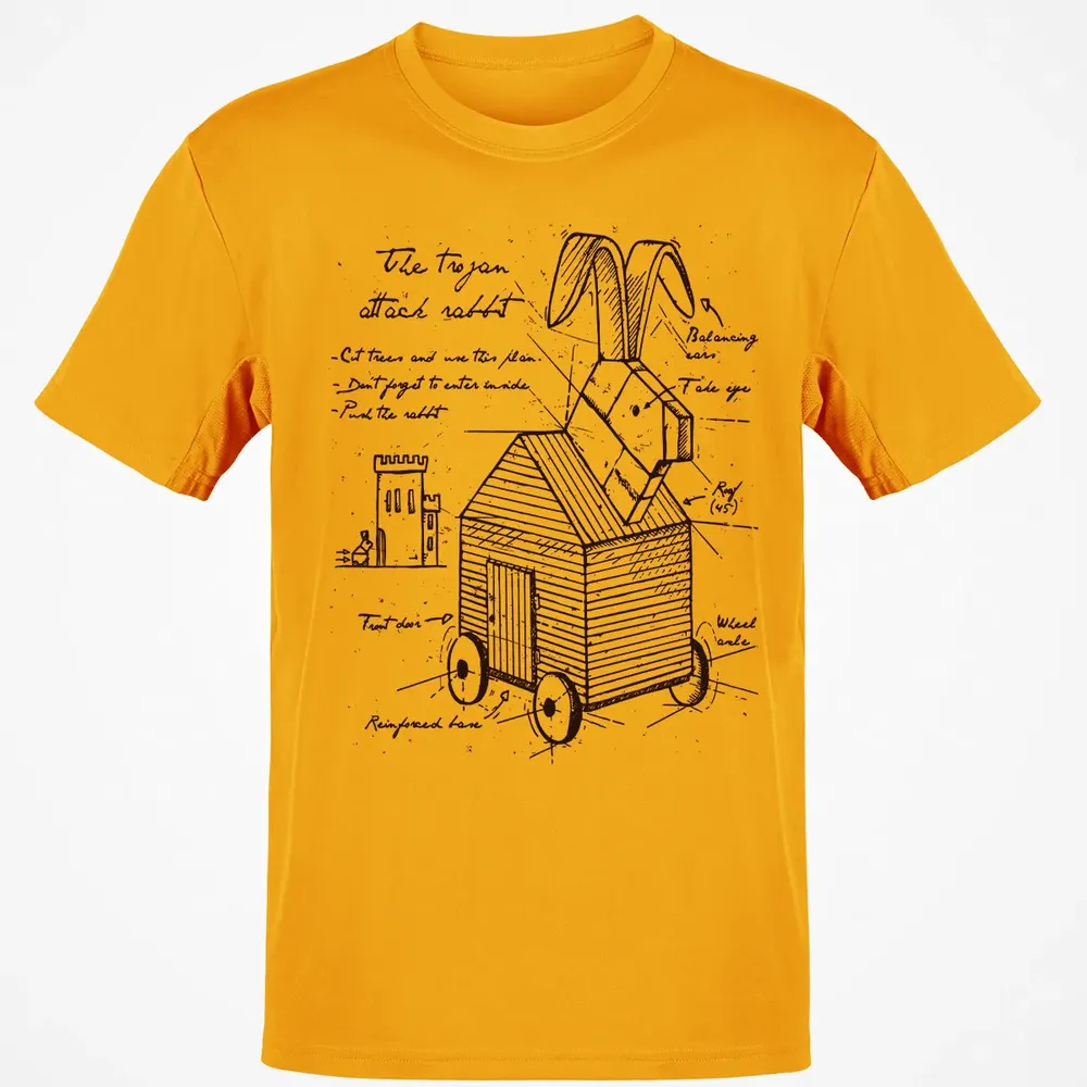 Trojan Rabbit Classic Unisex T-Shirt - 5