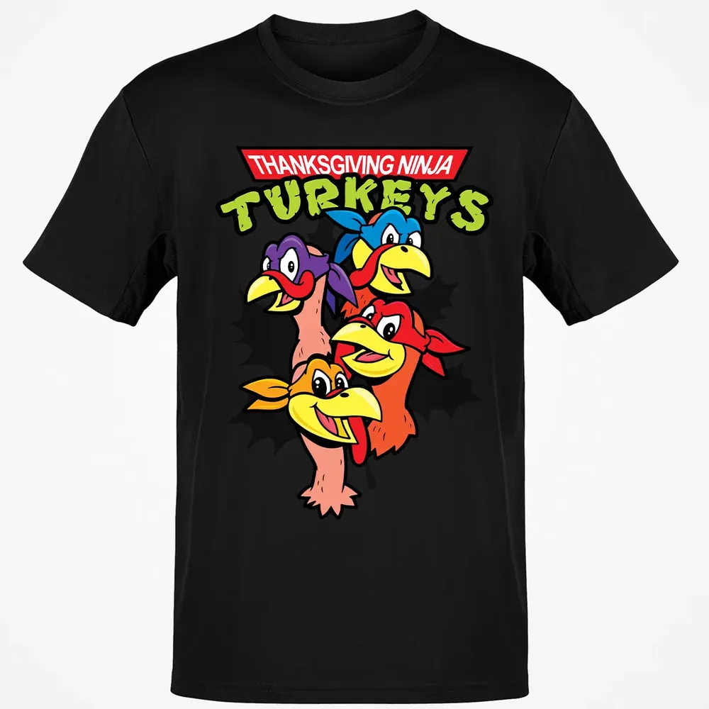 Thanksgiving Ninja Turkey Classic Unisex T-Shirt - 2
