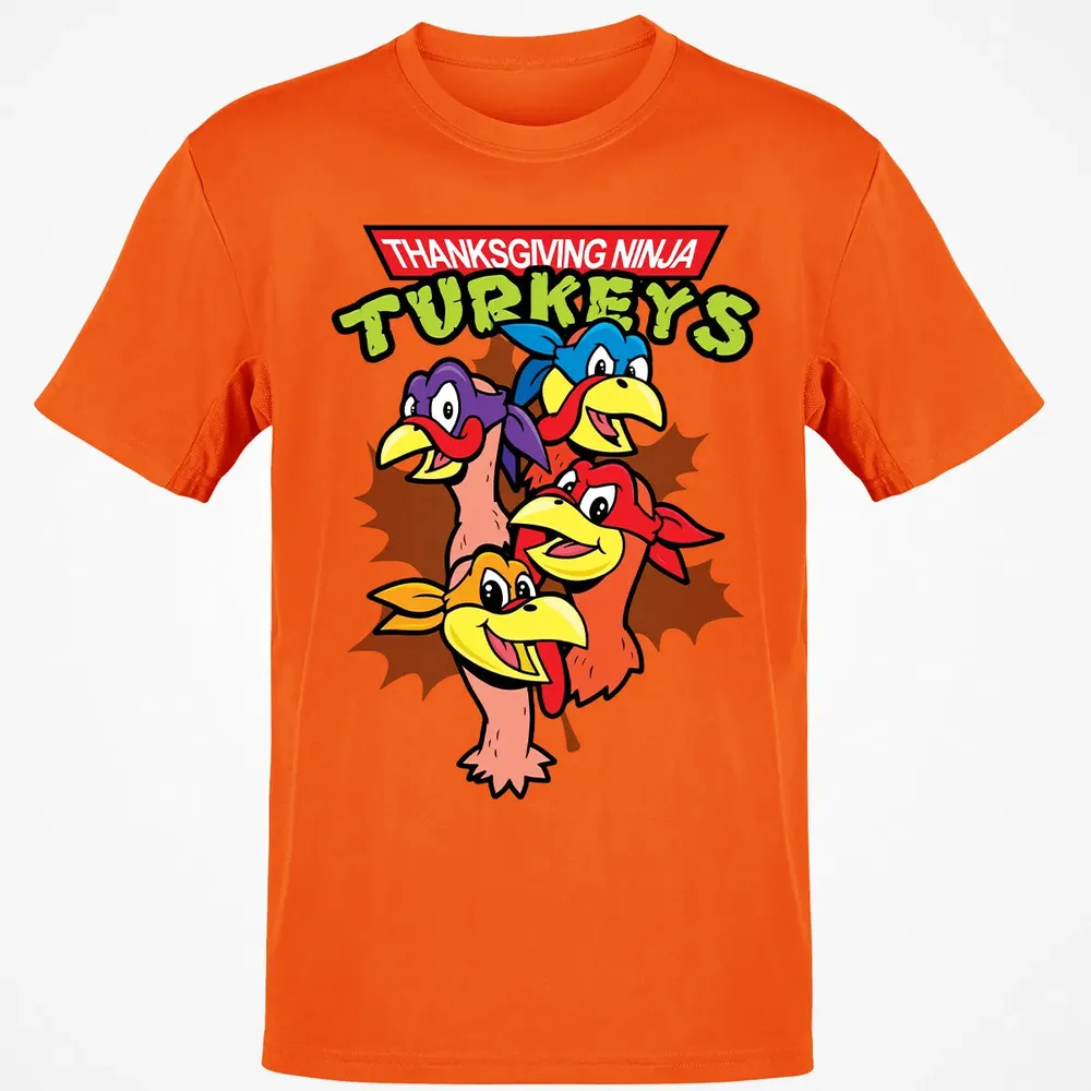Thanksgiving Ninja Turkey Classic Unisex T-Shirt - 9