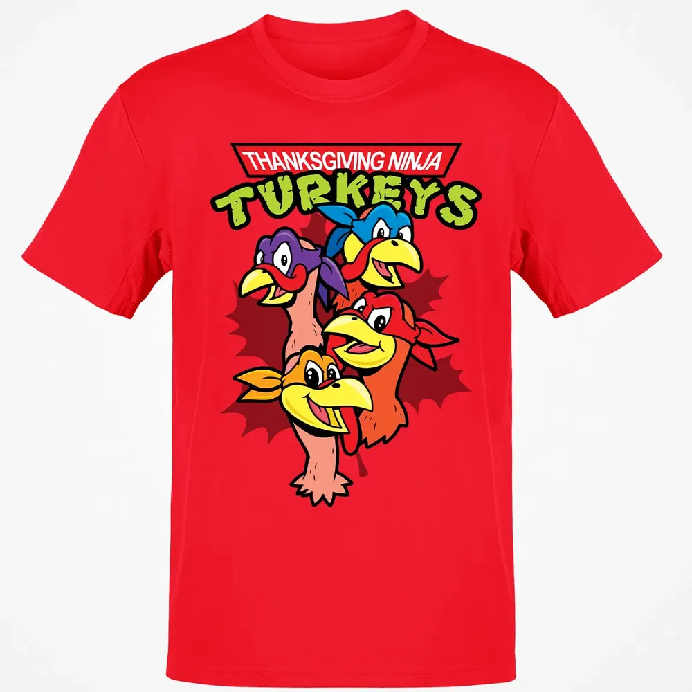 Thanksgiving Ninja Turkey Classic Unisex T-Shirt - 11
