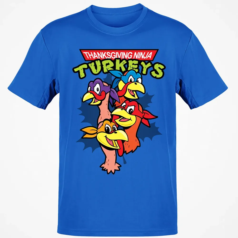 Thanksgiving Ninja Turkey Classic Unisex T-Shirt - 12