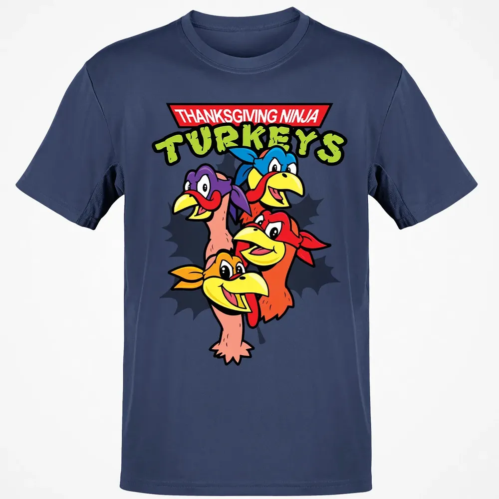 Thanksgiving Ninja Turkey Classic Unisex T-Shirt - 8