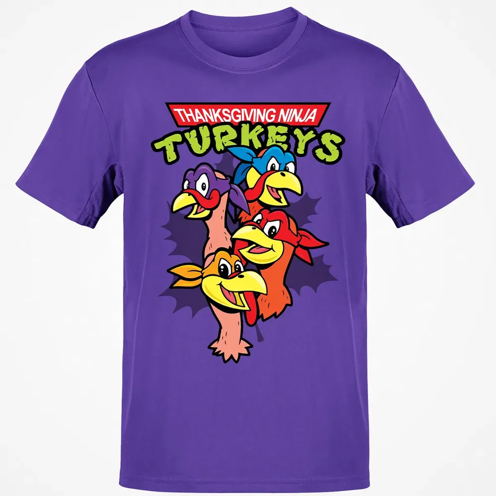 Thanksgiving Ninja Turkey Classic Unisex T-Shirt - 10