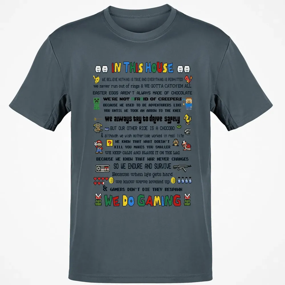 In This House We Do Gaming Classic Unisex T-Shirt - 4