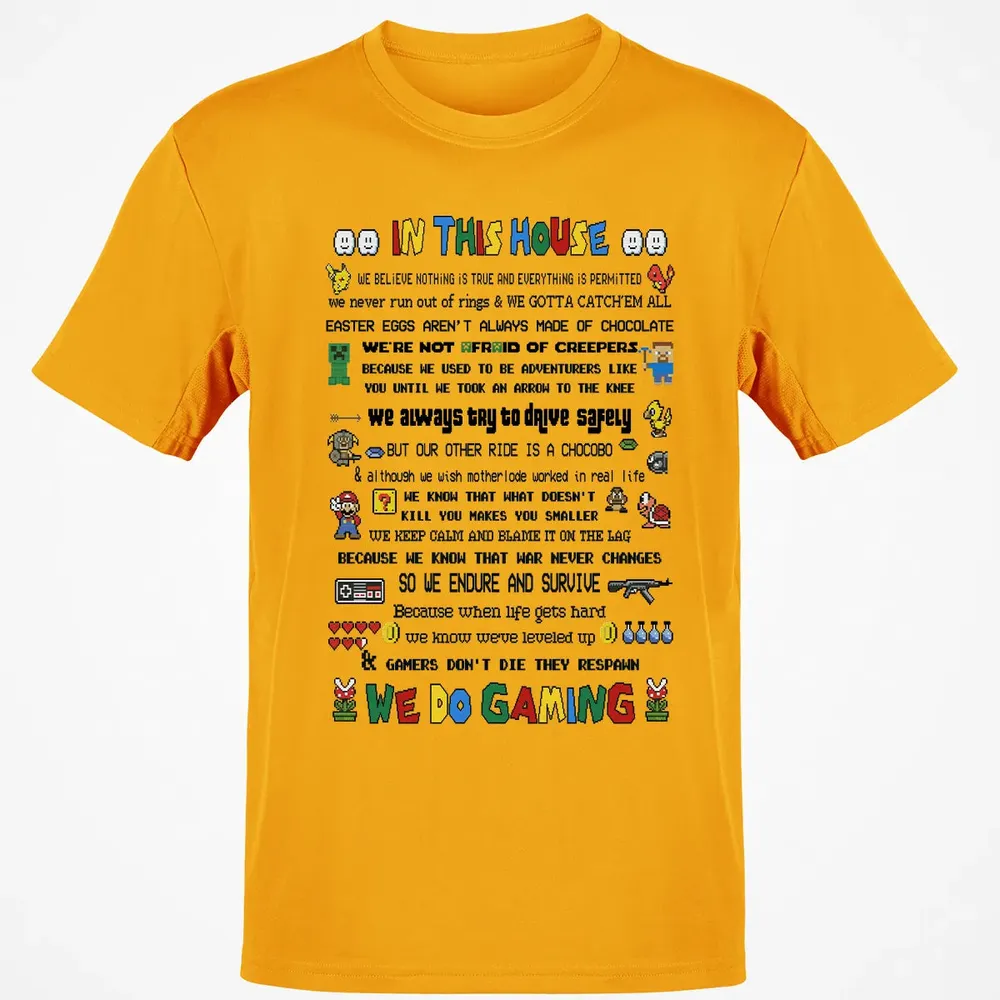 In This House We Do Gaming Classic Unisex T-Shirt - 5