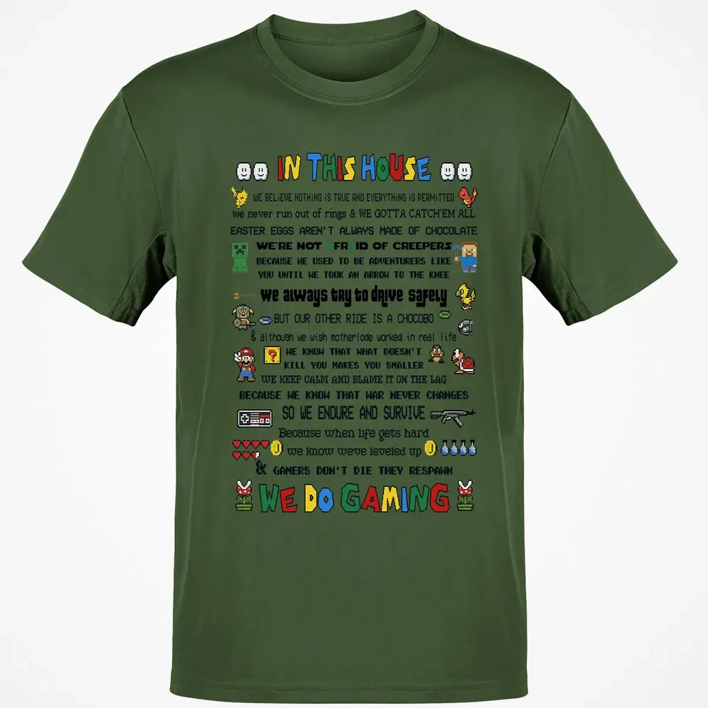 In This House We Do Gaming Classic Unisex T-Shirt - 7