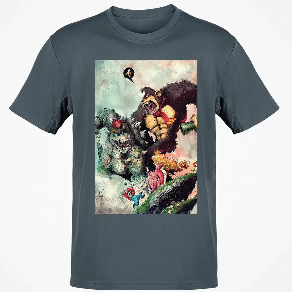 Bowser vs DK Kong Classic Unisex T-Shirt - 4