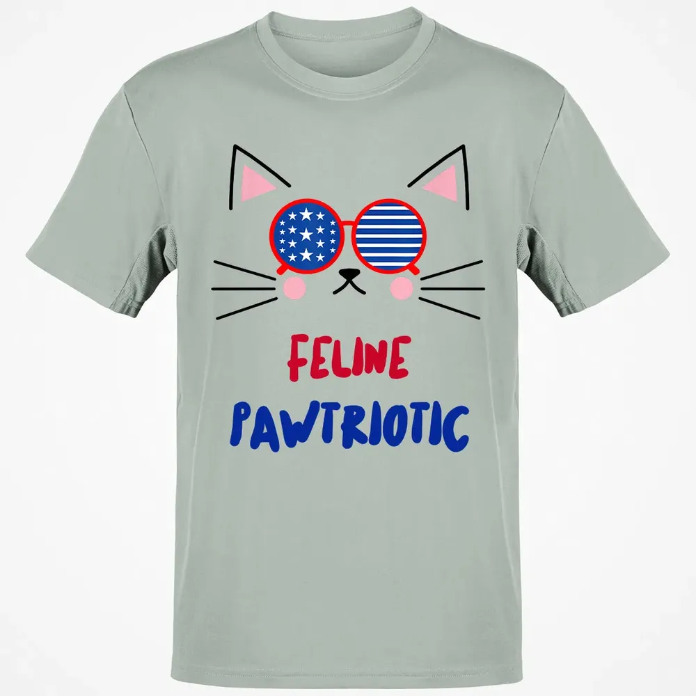 Feline Pawtriotic Classic Unisex T-Shirt - 3