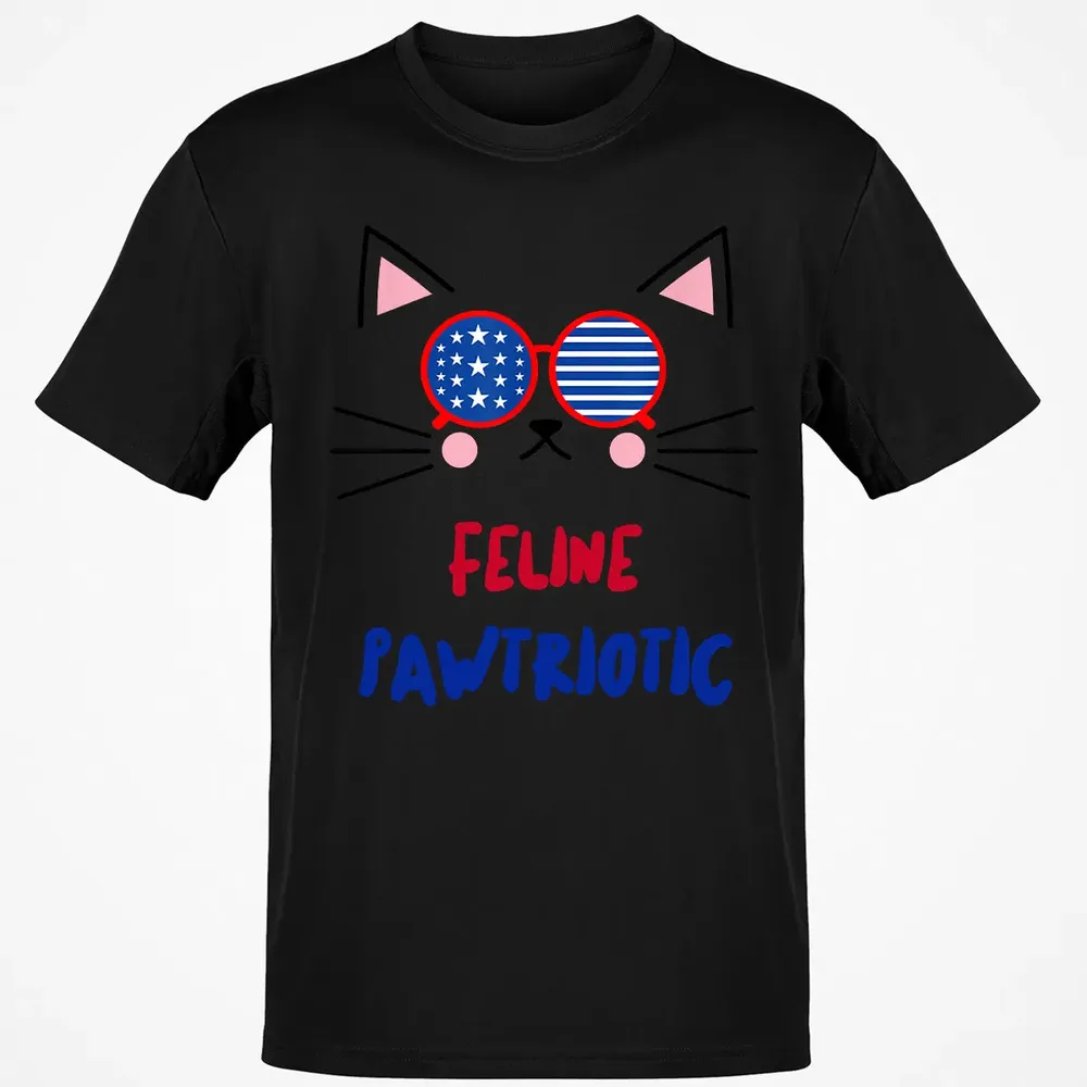 Feline Pawtriotic Classic Unisex T-Shirt - 2