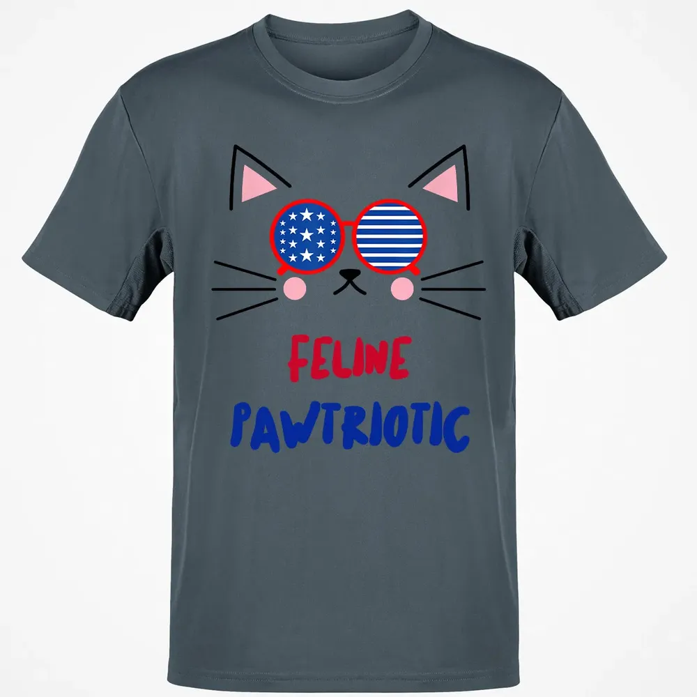 Feline Pawtriotic Classic Unisex T-Shirt - 4