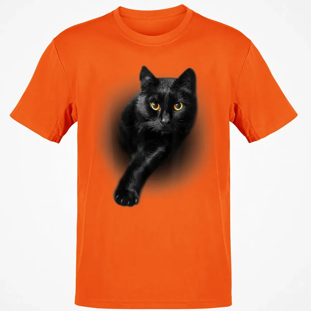 Black Cat Yellow Eyes  Cats   Gifts Classic Unisex T-Shirt - 9