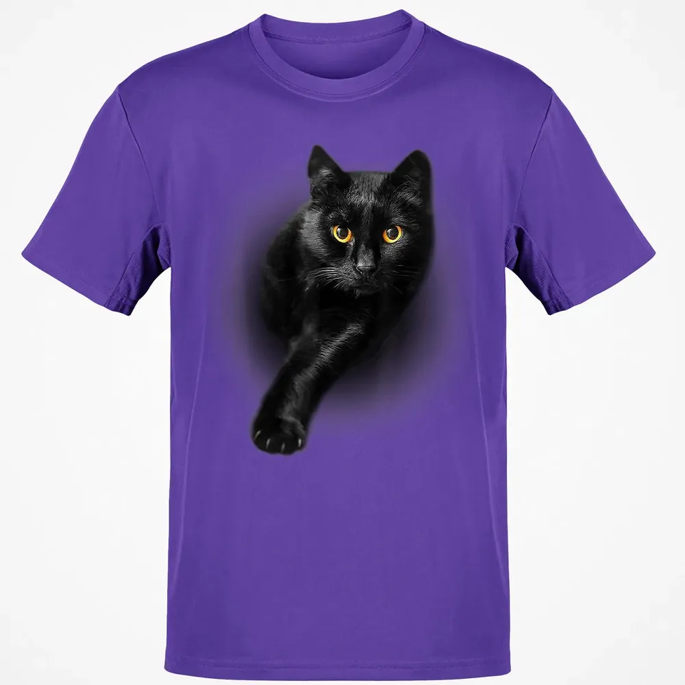 Black Cat Yellow Eyes  Cats   Gifts Classic Unisex T-Shirt - 10