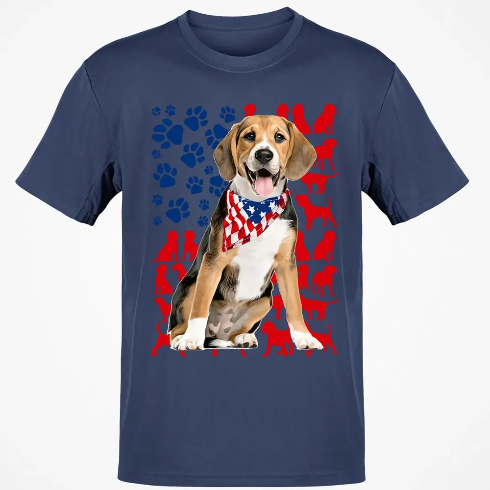 Beagles 4th Of July Classic Unisex T-Shirt - 8