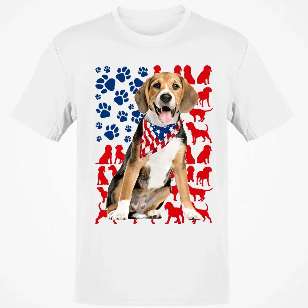 Beagles 4th Of July Classic Unisex T-Shirt - 13