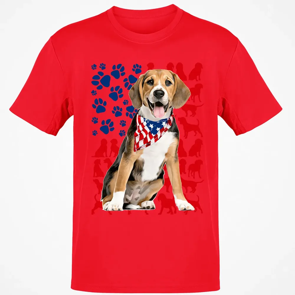 Beagles 4th Of July Classic Unisex T-Shirt - 11