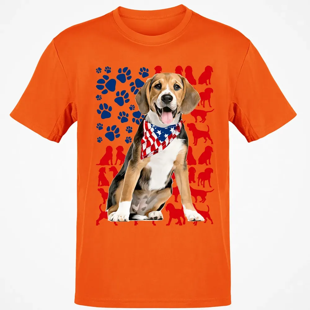 Beagles 4th Of July Classic Unisex T-Shirt - 9