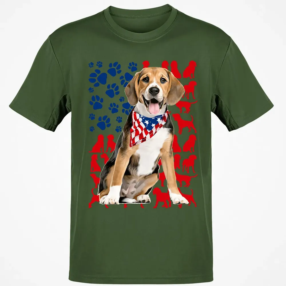 Beagles 4th Of July Classic Unisex T-Shirt - 7