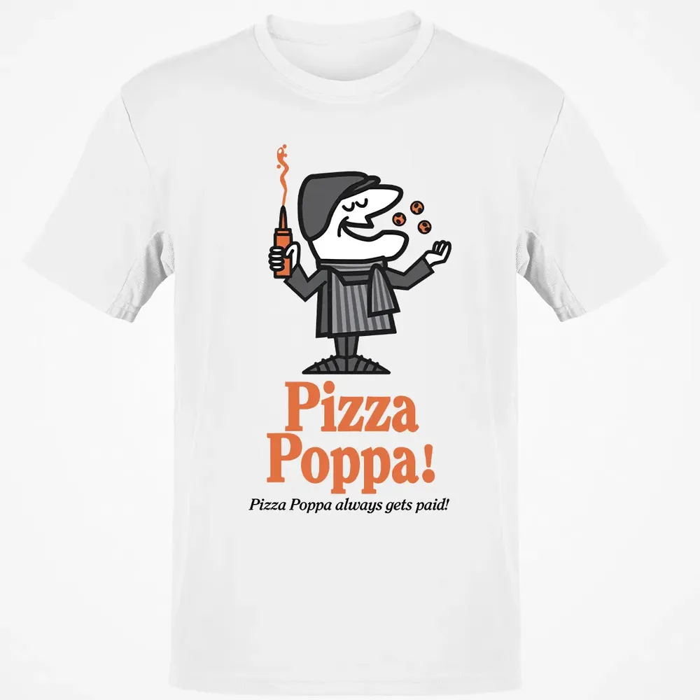 Pizza Poppa Classic Unisex T-Shirt - 13