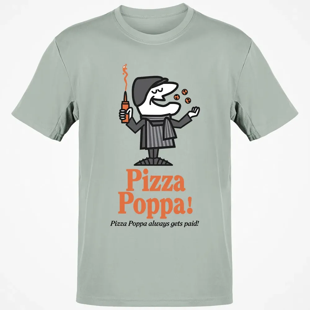 Pizza Poppa Classic Unisex T-Shirt - 3
