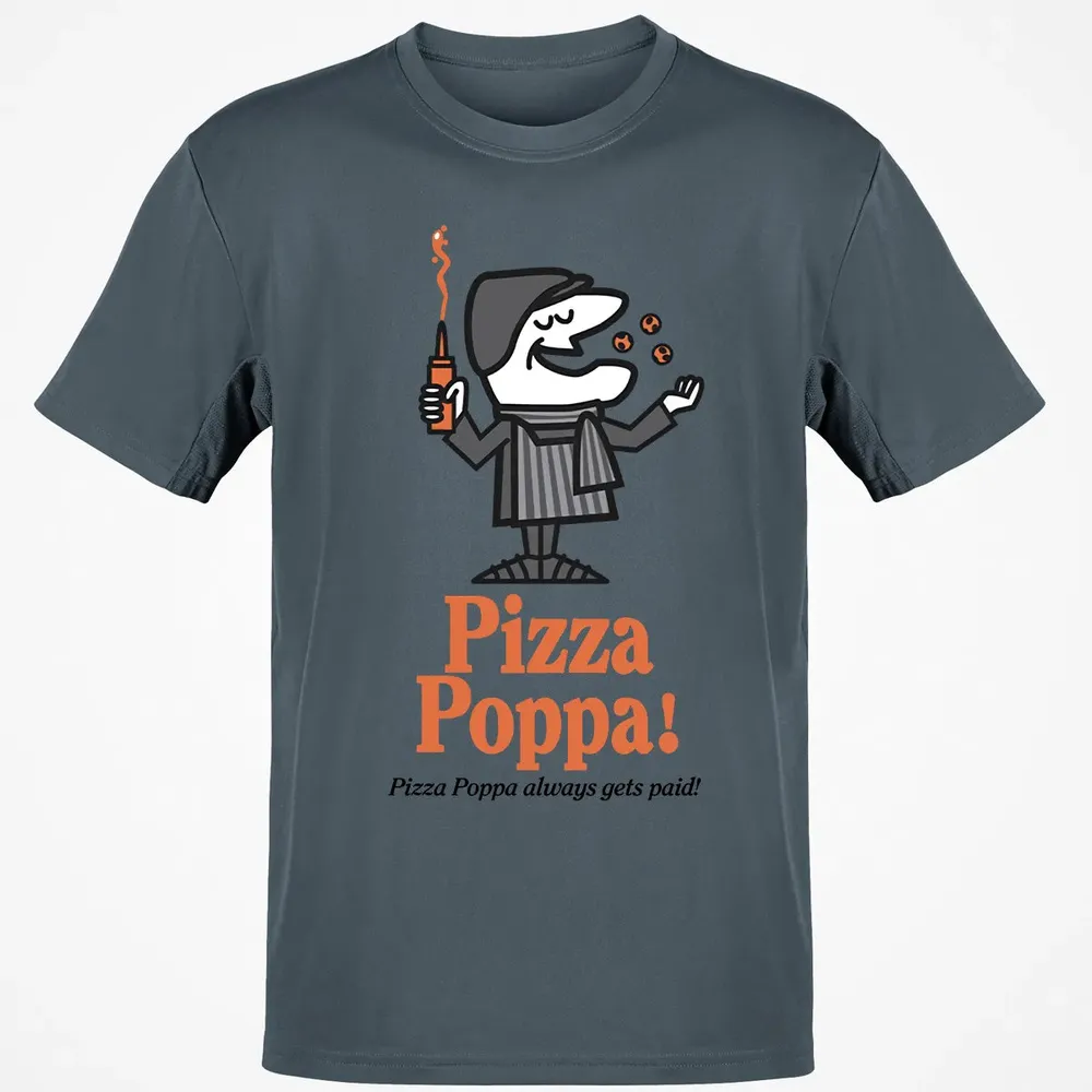 Pizza Poppa Classic Unisex T-Shirt - 4