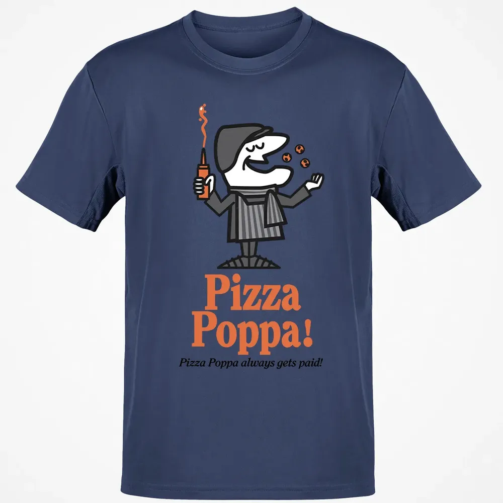 Pizza Poppa Classic Unisex T-Shirt - 8