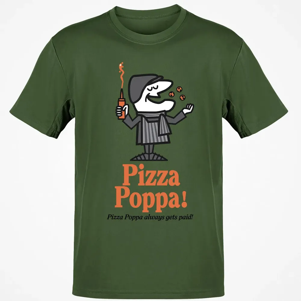 Pizza Poppa Classic Unisex T-Shirt - 7
