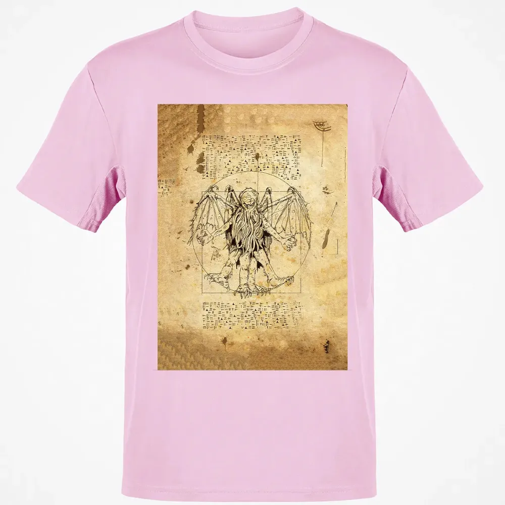 Cthulhu Vitruvian Classic Unisex T-Shirt - 6