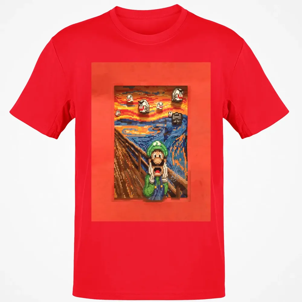 Scream Mario Classic Unisex T-Shirt - 11