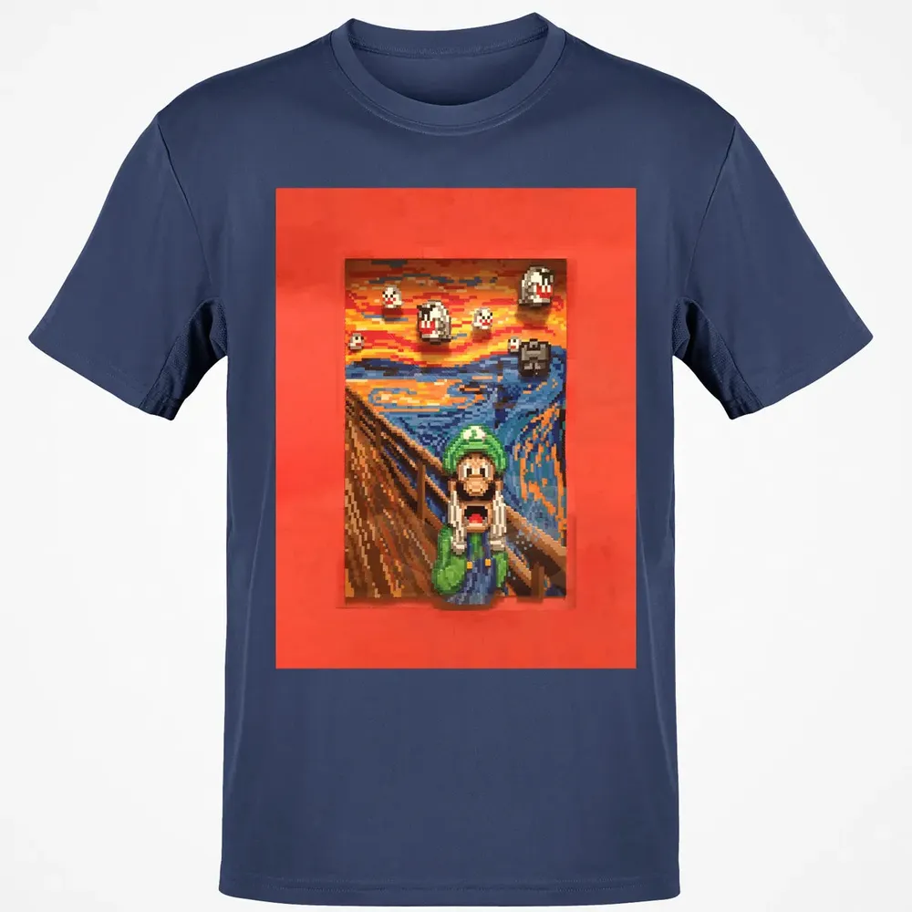 Scream Mario Classic Unisex T-Shirt - 8