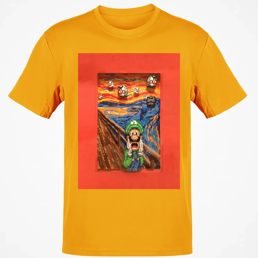 Scream Mario Classic Unisex T-Shirt - 5