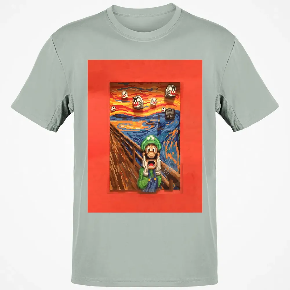 Scream Mario Classic Unisex T-Shirt - 3