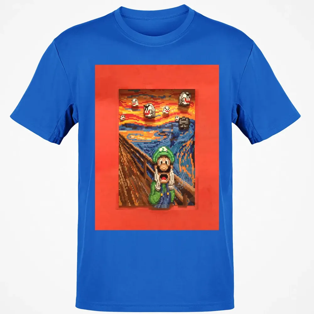 Scream Mario Classic Unisex T-Shirt - 12