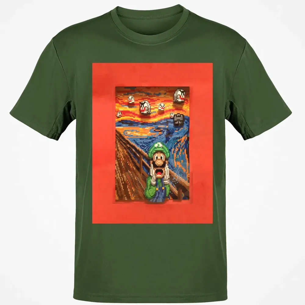 Scream Mario Classic Unisex T-Shirt - 7