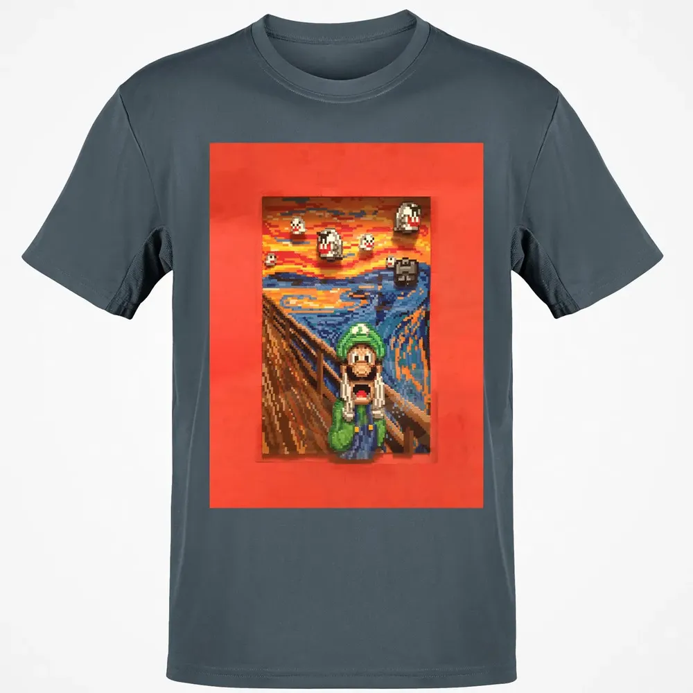 Scream Mario Classic Unisex T-Shirt - 4