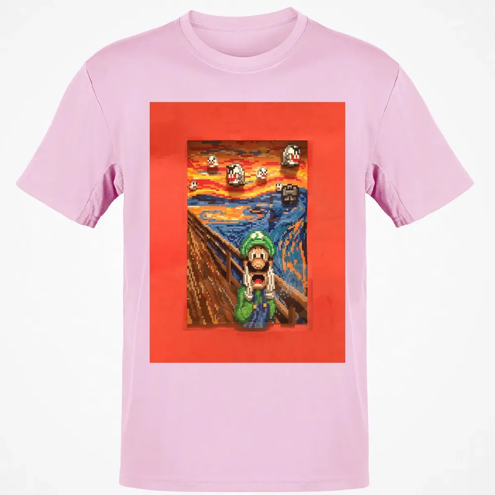 Scream Mario Classic Unisex T-Shirt - 6