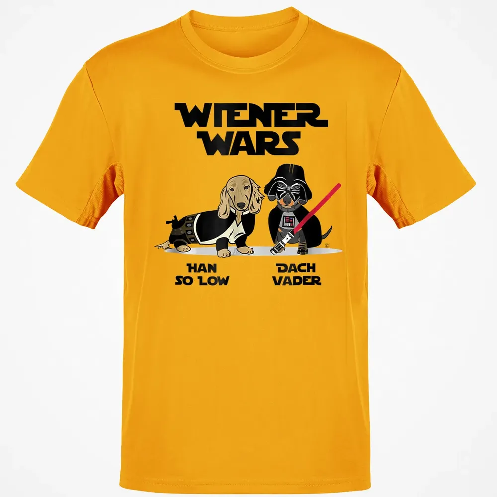 Wiener Wars Funny Dachshund Classic Unisex T-Shirt - 5