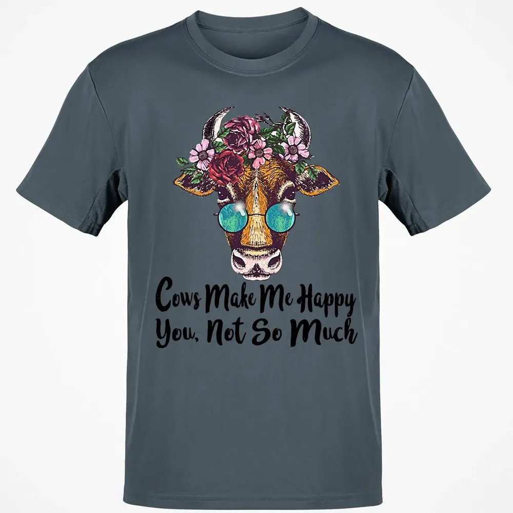 Cow Make Me Happy Classic Unisex T-Shirt - 4