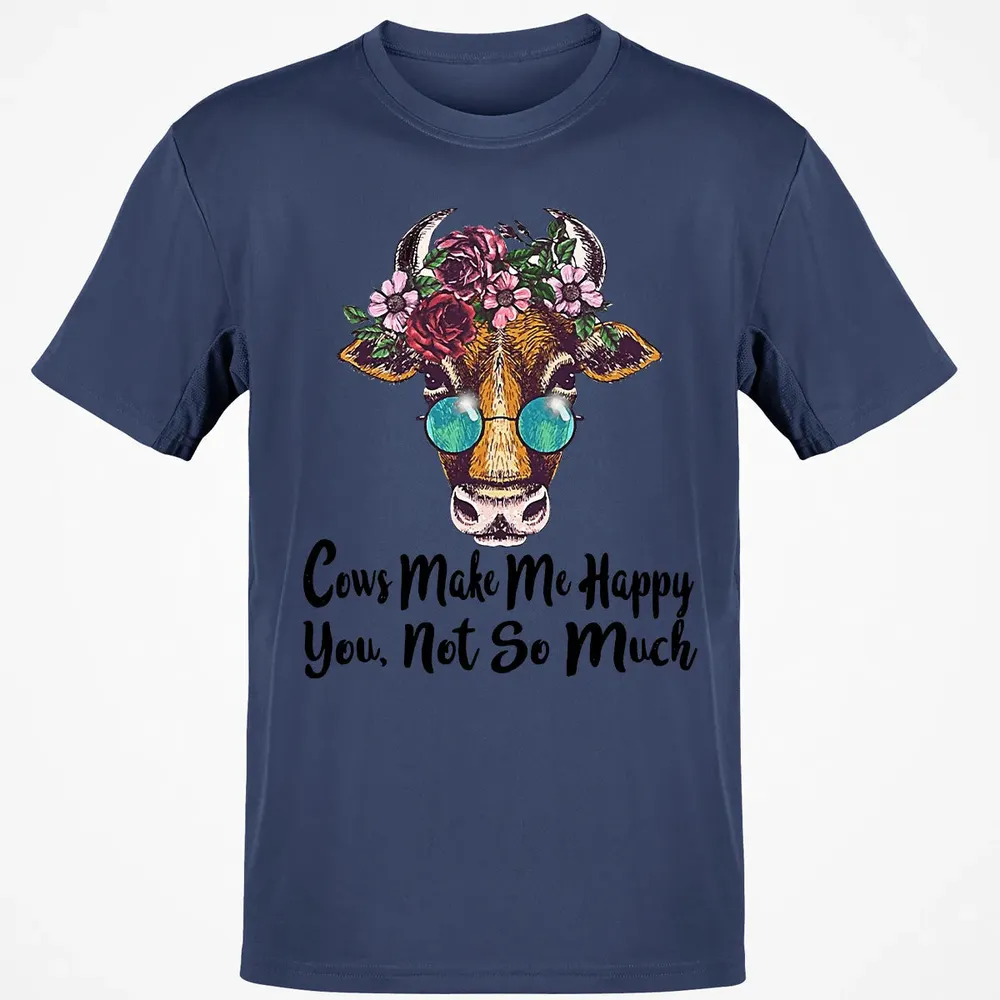 Cow Make Me Happy Classic Unisex T-Shirt - 8