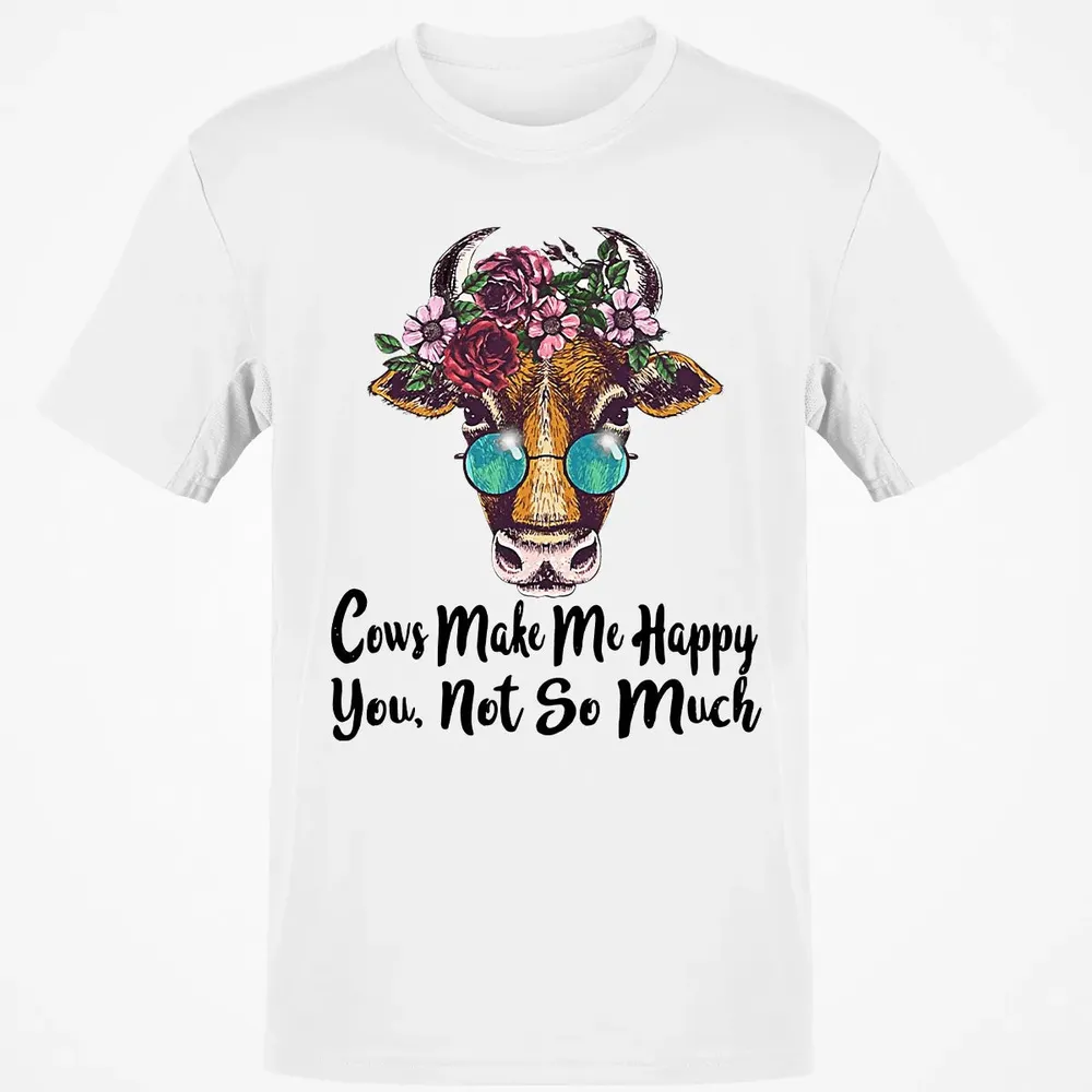 Cow Make Me Happy Classic Unisex T-Shirt - 13