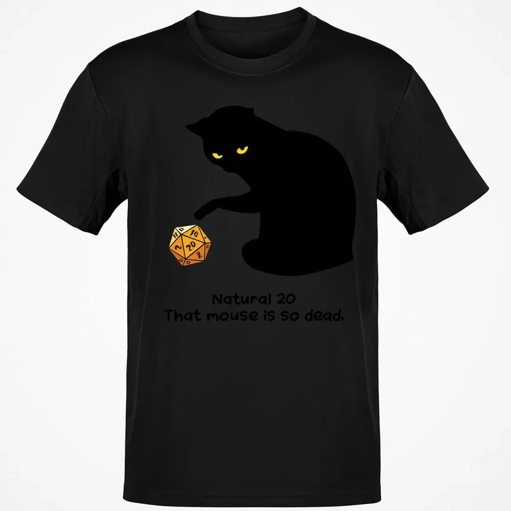 Cat Got Nat 20 Classic Unisex T-Shirt - 2